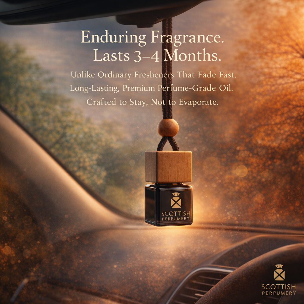 THE ACCORD 1328 Executive Car Diffuser | Fresh Tea & Transparent Woods Scent | Elegant, Long-Lasting Luxury Fragrance | Crafted in Scotland