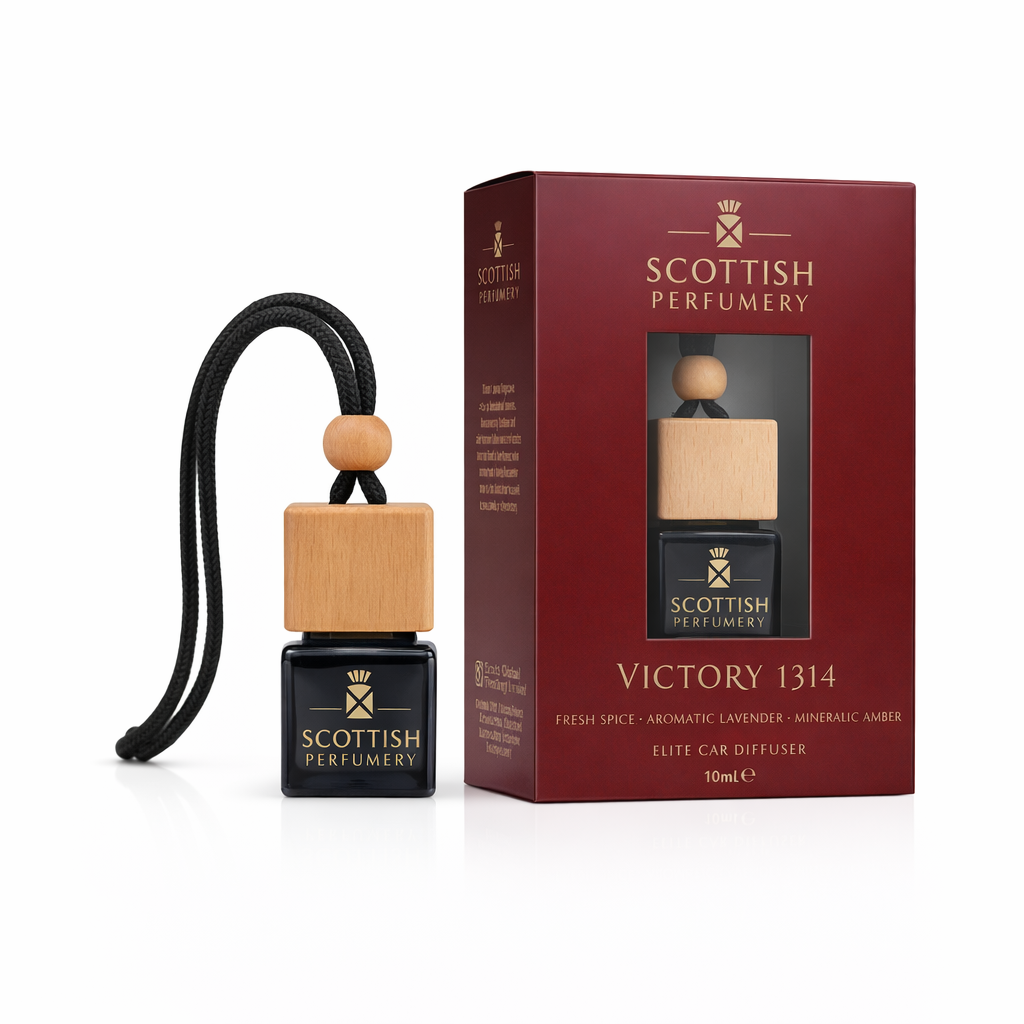 VICTORY 1314 Executive Car Diffuser | Fresh Spice & Mineral Amber Scent | Strong, Long-Lasting Luxury Fragrance | Crafted in Scotland | 10 ml