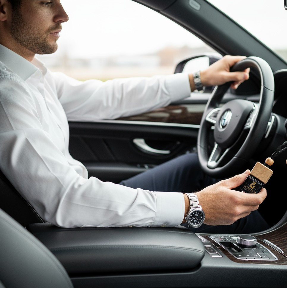 CREST 1306 | Luxury Car Diffuser |  Strong, Long-Lasting Luxury Fragrance| A Powerful Masculine Fragrance of Smoky Birch, Bright Fruit & Musk | 10 ml